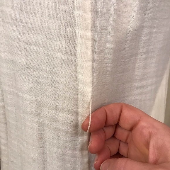 Tulle Anthropologie Crepe Mini Dress Cream Ecru S - Picture 11 of 11